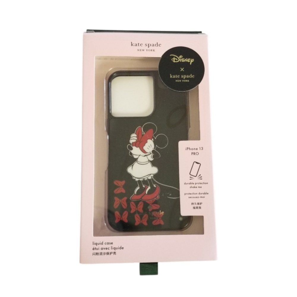 KATE SPADE X DISNEY Minnie Mouse iPhone 13 PRO Liquid Phone Case New Open Box - Picture 8 of 8